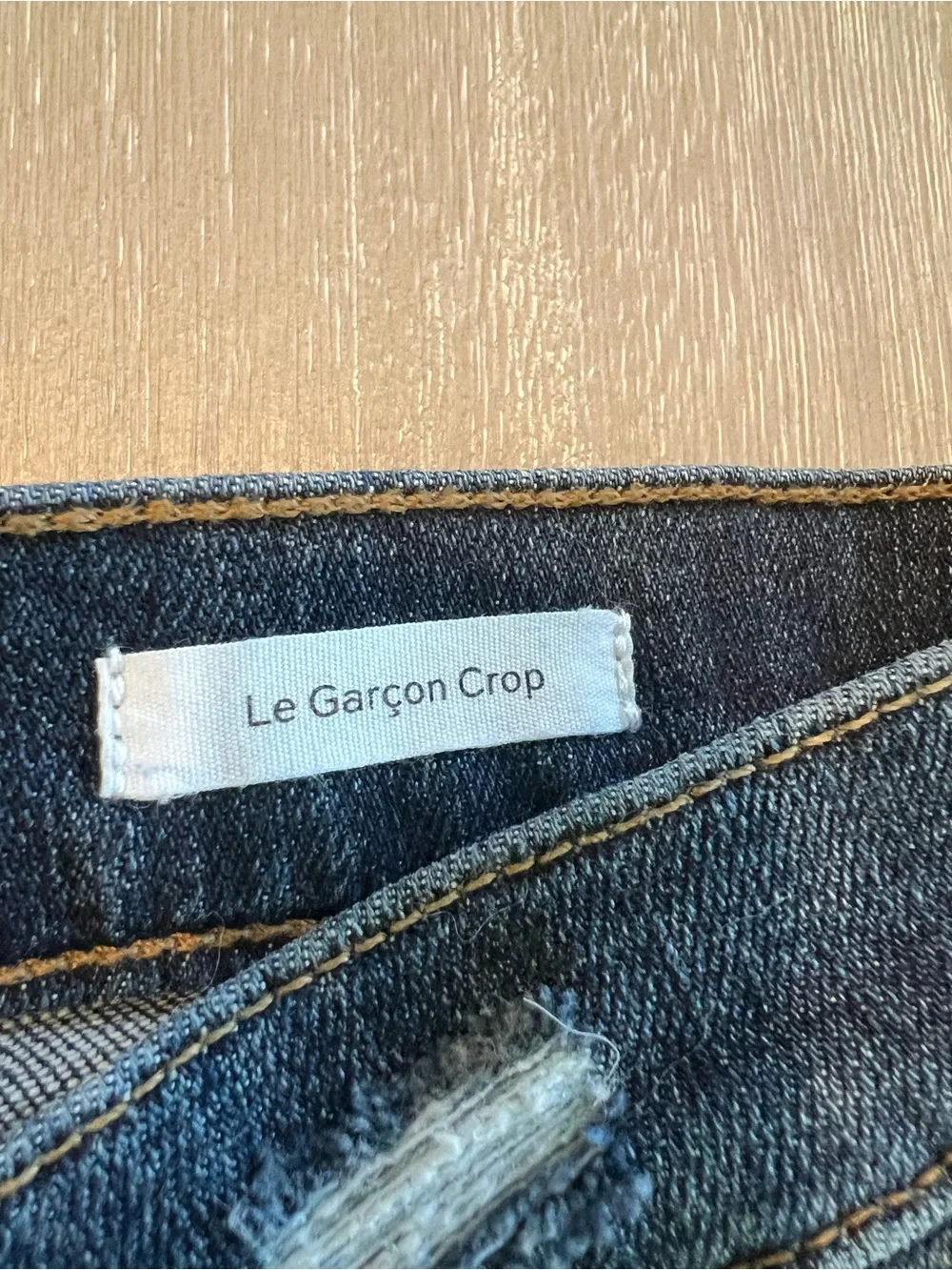 FRAME Le Garcon Crop denim women’s jeans size 28 - Picture 6 of 13